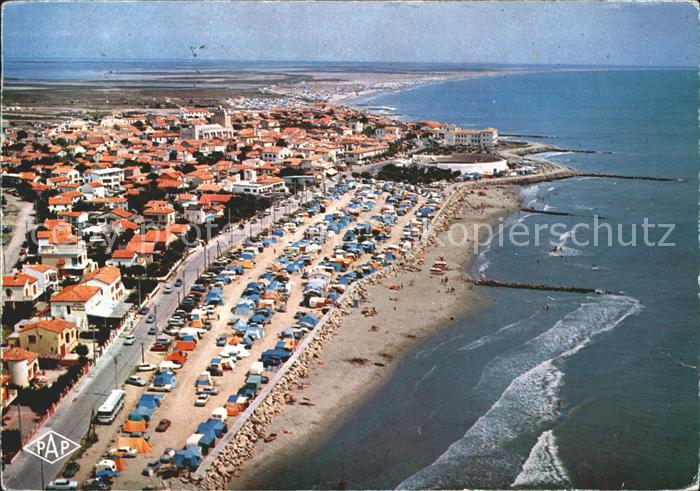 Saintes-Maries-de-la-Mer Vue generale aerienne Le Camping Le Plage