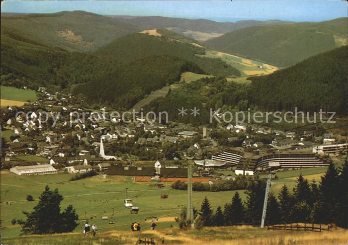 Willingen Sauerland Blick vom Ettelsberg