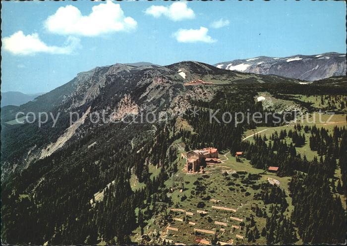 Rax Bergstation Fliegeraufnahme