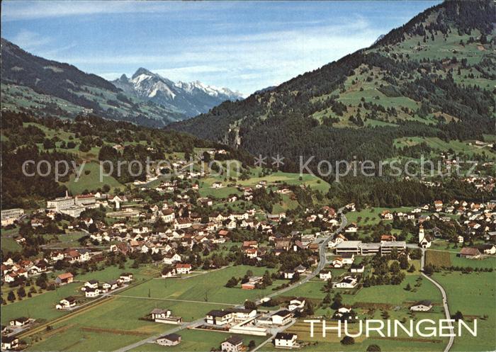Thueringen Vorarlberg Panorama mit Zitterklapfen