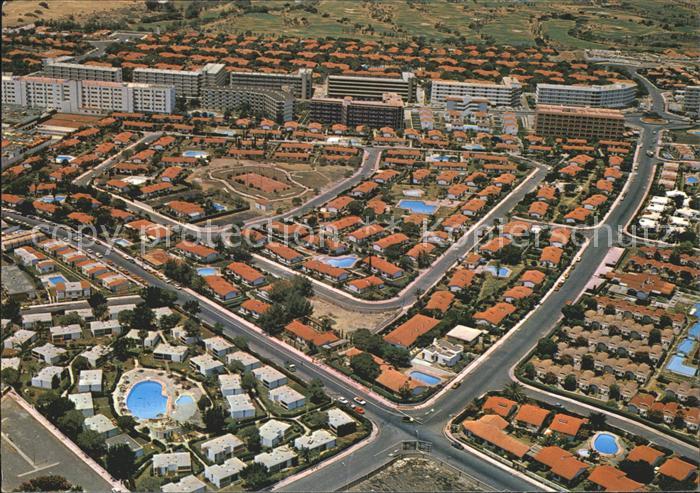 Playa del Ingles Vista parcial aerea