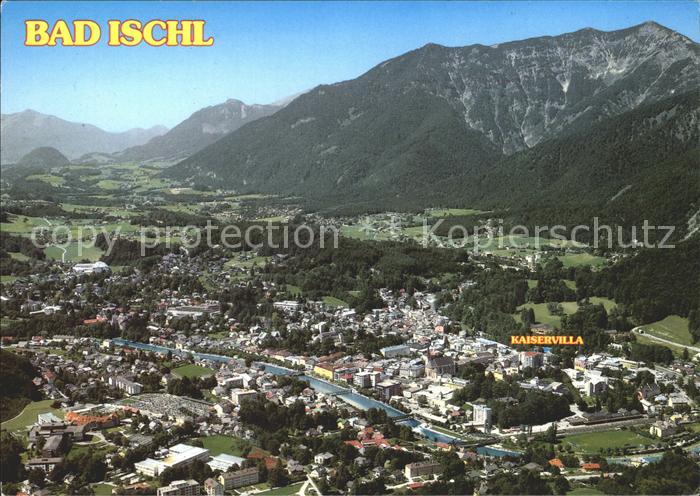 Bad Ischl Salzkammergut Fliegeraufnahme