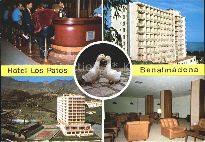 Benalmadena Costa Hotel Los Patos Bar Tennisplatz Hotelhalle