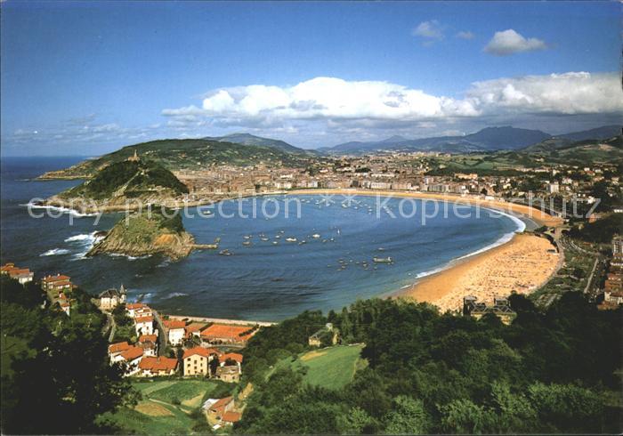 San Sebastian Pais Vasco ES Vista general desde el Monte Igueldo