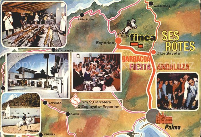 Esporlas Barbacoa Fiesta Andaluza Lageplan