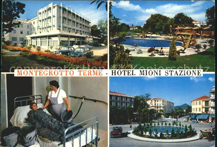Montegrotto Terme Hotel Mioni Stazione Swimmingpool Moorbad Brunnen
