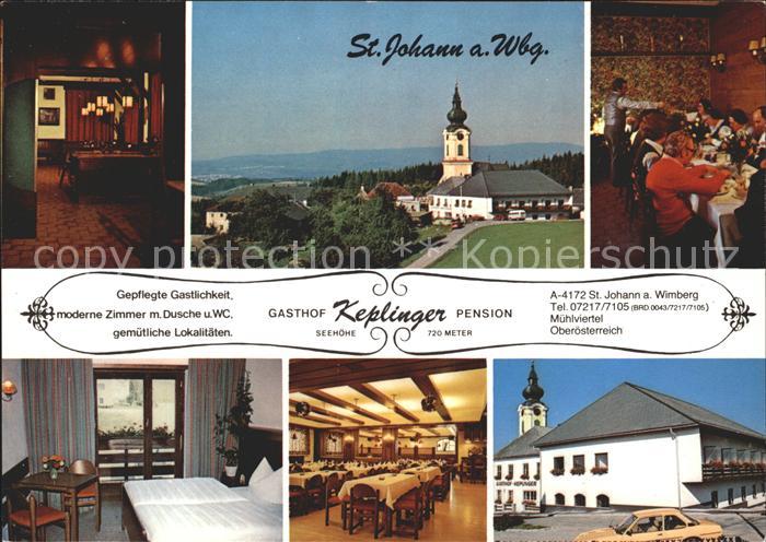 St Johann am Wimberg Gasthof Keplinger Festtafel Zimmer Speisesaal Kirche