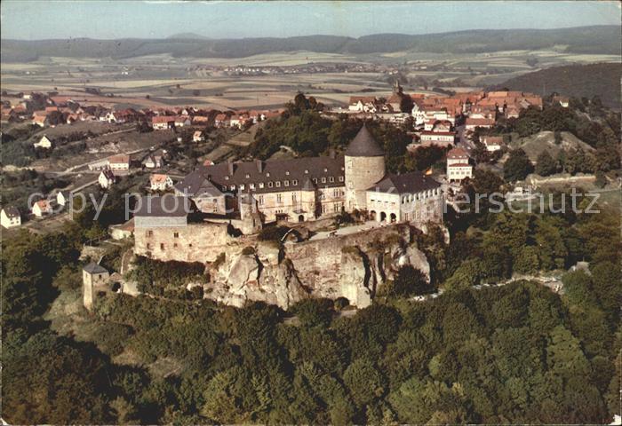 Waldeck Edersee Schloss Waldeck Fliegeraufnahme