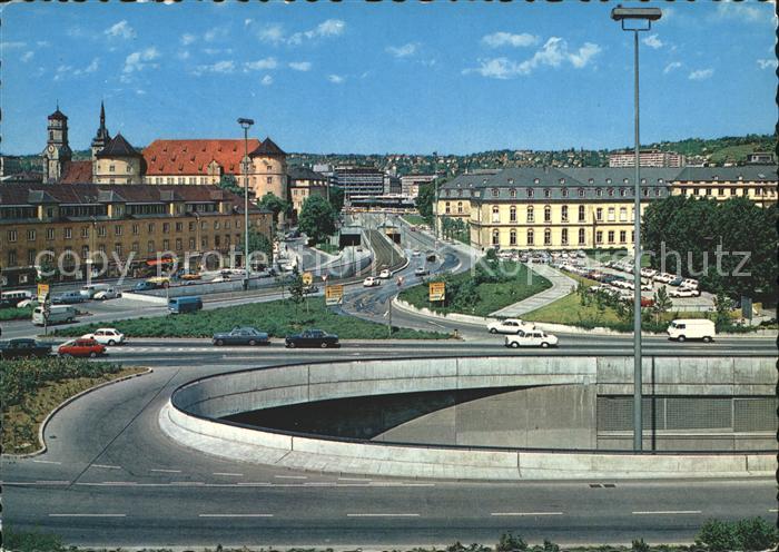 STUTTGART  CITY Verkehrsbauwerk Charlottenplatz