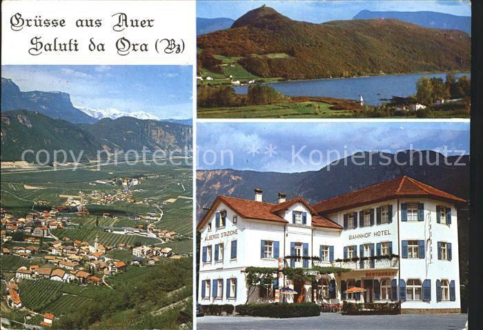 Auer Ora Suedtirol Total Panorama Albergo Stazione Bahnhof Hotel