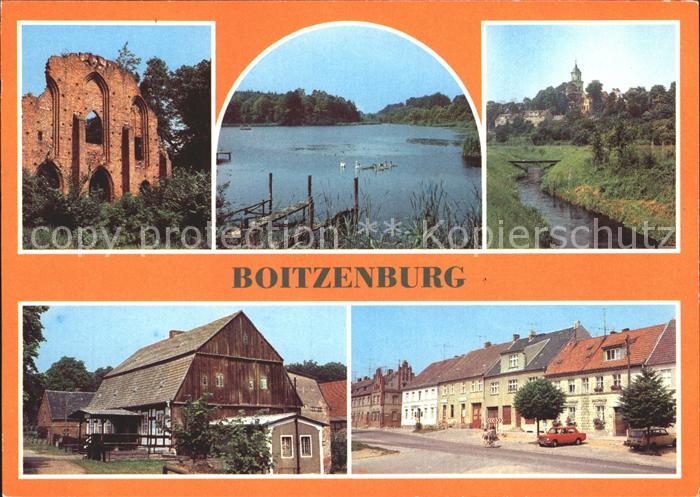 Boitzenburg Klosterruine Am Haussee Teilansicht Produktionsmuseum Klostermuehle