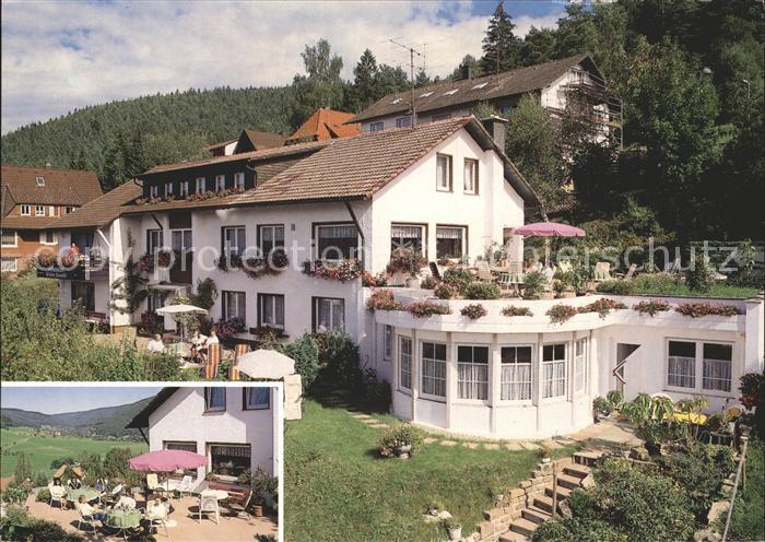 Baiersbronn Schwarzwald Pension Schoene Aussicht Garten Terrasse