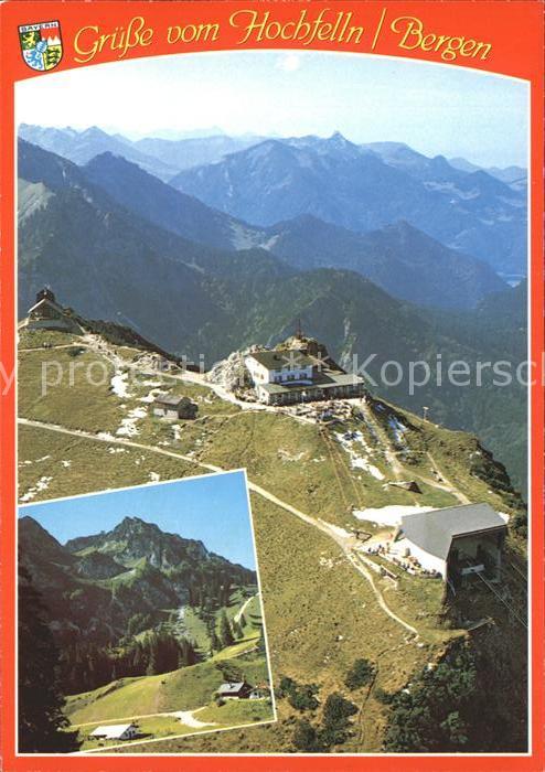 Bergen Chiemgau Hochfelln Bergstation Fliegeraufnahme