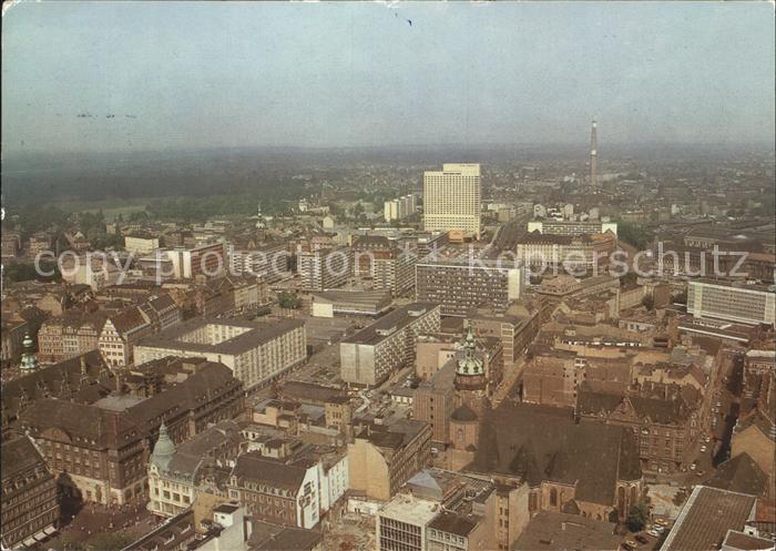 LEIPZIG Sachsen Fliegeraufnahme