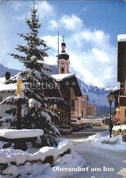 Oberaudorf Dorfpartie Kirche