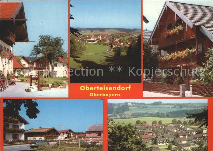 Oberteisendorf Dorfmotive Totalansicht Panorama