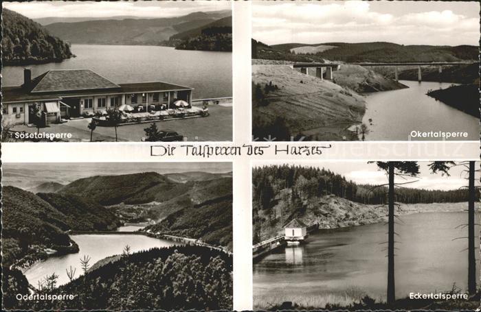 Okertalsperre Eckertalsperre Odertalsperre Soesetalsperre