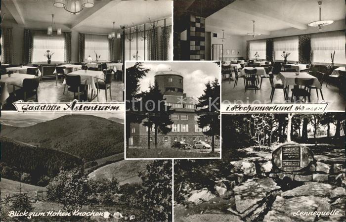 Winterberg Hochsauerland Restaurant Kahler Asten Astenturm Lennequelle