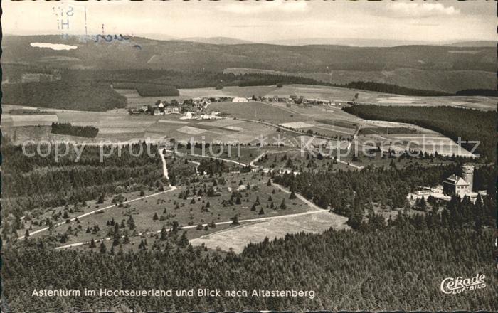 Astenturm Hochsauerland Fliegeraufnahme
