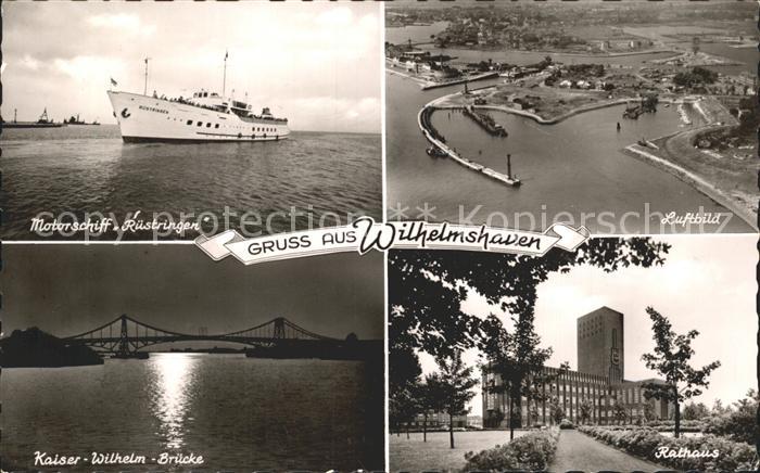 Wilhelmshaven  CITY Fliegeraufnahme Kaiser-Wilhelm-Bruecke %ra