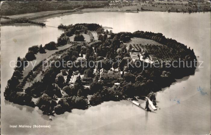 Insel Mainau Fliegeraufnahme Bodensee