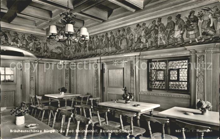 Bad Reichenhall Braeuhausschaenke Buergerbraeu Ratsherren-Stuberl