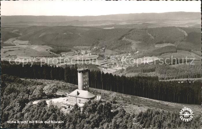 Hohe Bracht Fliegeraufnahme Aussichtsturm