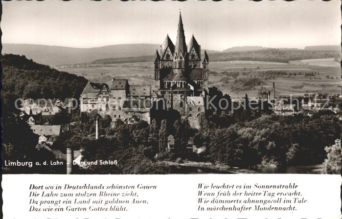 Limburg Lahn Dom Schloss Gedicht