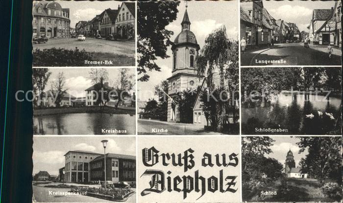 Diepholz Bremer-Eck Langestrasse Schloss