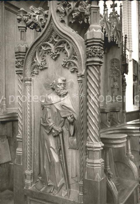 Bardowick Dom Chorgestuehl der Pilger