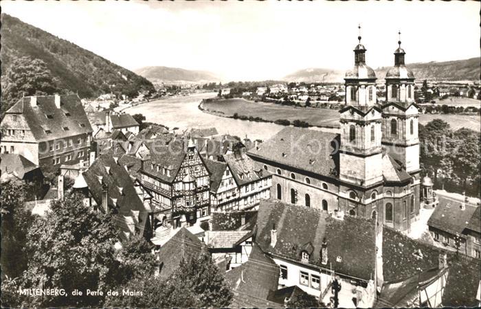 Miltenberg Main Kirchenpartie mit Main