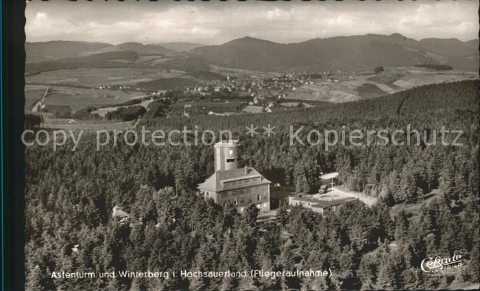 Winterberg Hochsauerland Astenturm Fliegeraufnahme