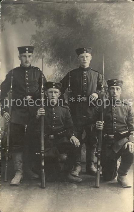 Obersontheim Soldaten Gruppenfoto