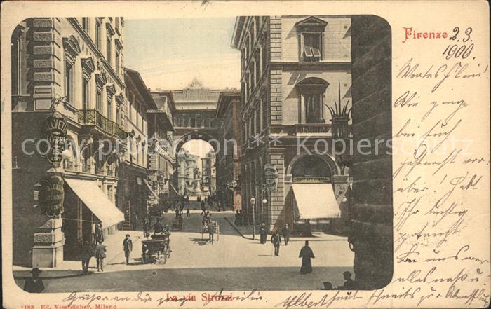 Firenze Florenz Via Strozzi