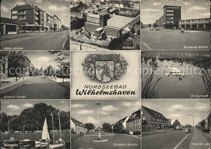 Wilhelmshaven  CITY Bismarck-Strasse Kurpark Virchow-Strasse Preussen-Strasse