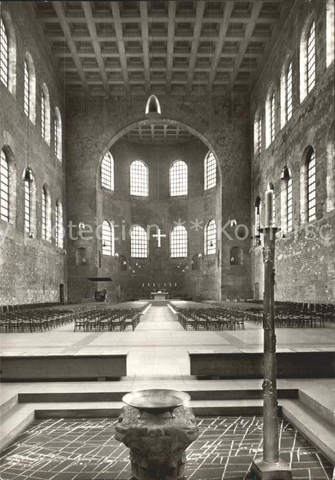 TRIER  CITY Basilika mit Babtisterium