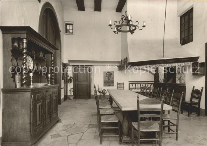 Nienberge Muenster Westfalen Haus Rueschhaus Kueche Wohnsicht der Dichterin Anne