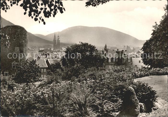 GOSLAR Harz Niedersachsen Blick vom Bismarck