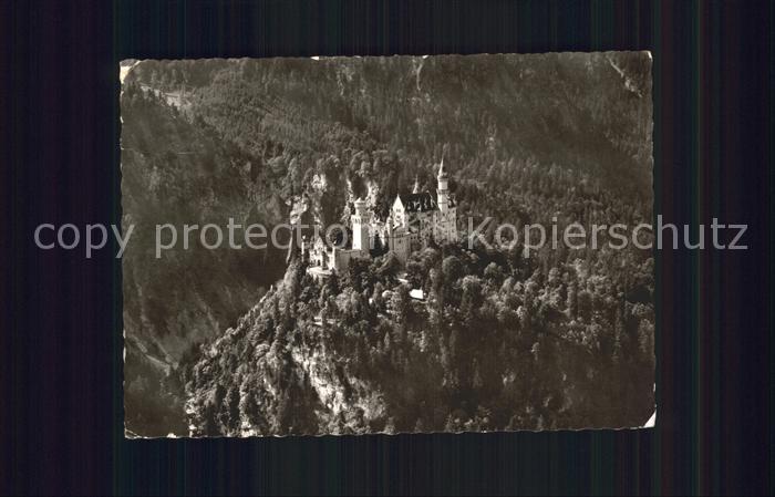 GARMISCH-PARTENKIRCHEN Bayern Fliegeraufnahme Koenigsschloss Neuschwanstein