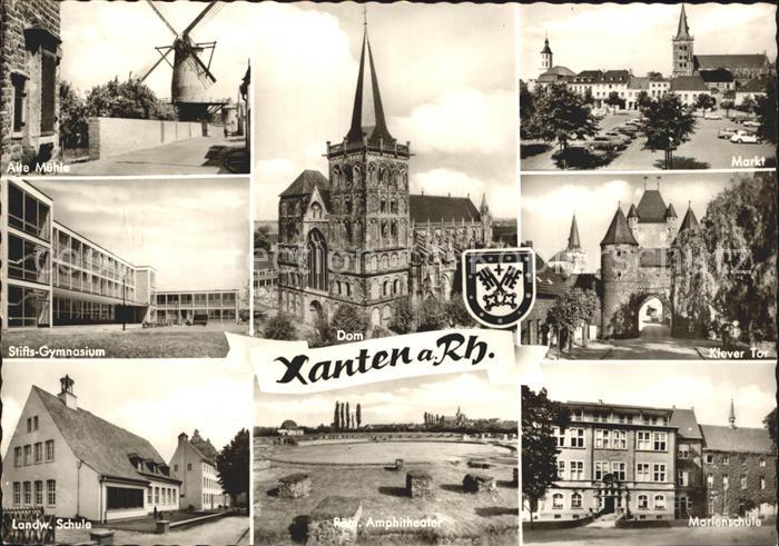 Xanten Alte-Muehle Dom Markt Klever-Tor Amphitheater