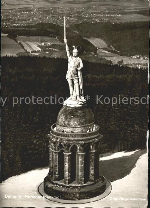 Hermannsdenkmal Fliegeraufnahme