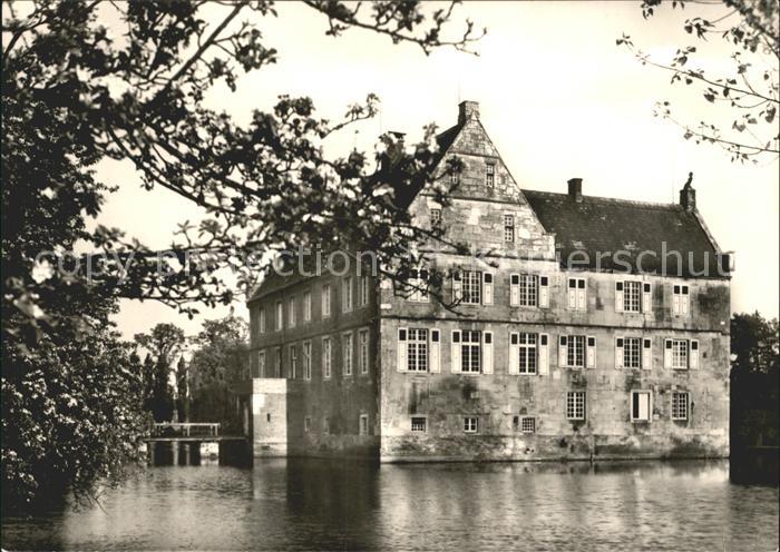 Muenster Westfalen Burg-Huelshoff Geburtsort Dichterin Annette Droste zu Huelsho