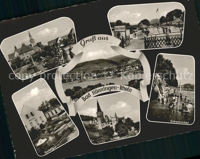 Bad Hoenningen Golfplatz Rosengarten Schloss Badehaus