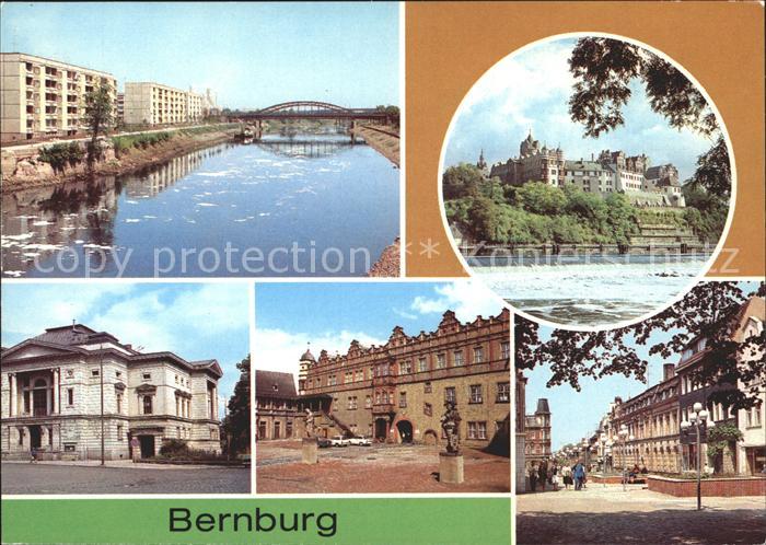 Bernburg Saale Saalepartie Schloss Carl-Maria-von-Weber-Theater