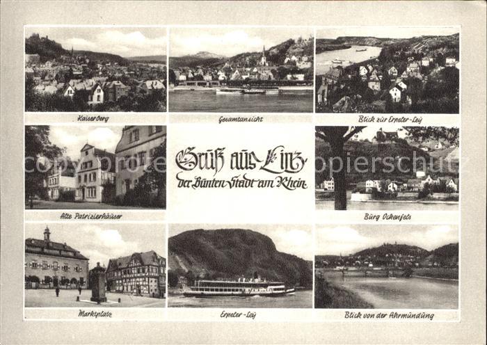 Linz Rhein Burg-Ockenfels Ahrmuendung Kaiserberg
