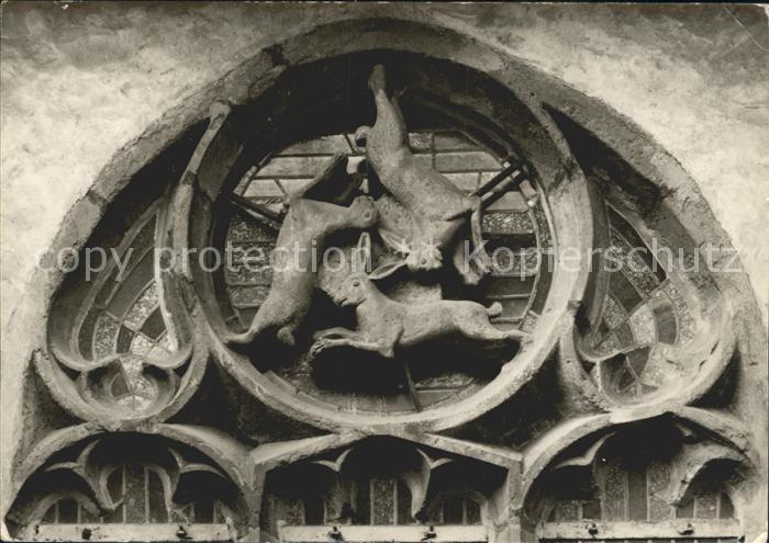 Paderborn Hoher Dom Hasenfenster