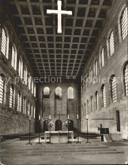 TRIER  CITY Konstantinbasilika innen