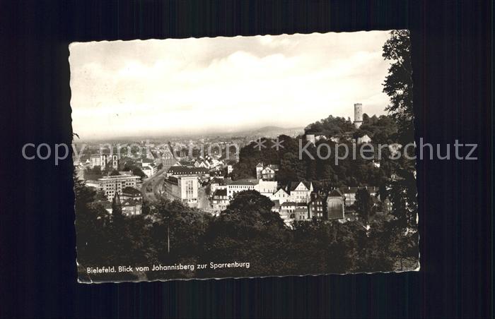BIELEFELD  CITY Blick vom Johannisberg zur Sparrenburg
