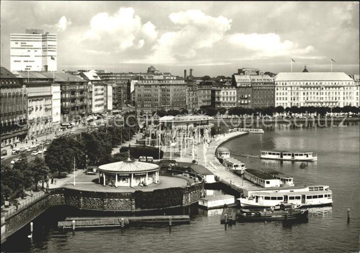 HAMBURG  CITY Jungfernstieg und Binnenalster