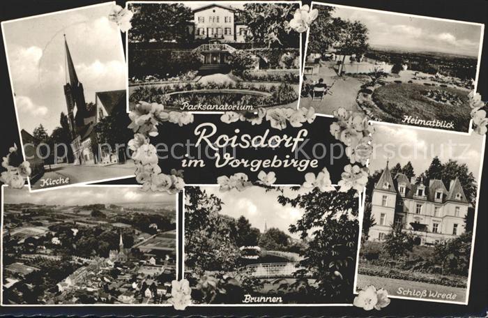 Roisdorf Kirche Parksanatorium Heimatblick Brunnen Schloss Wrede